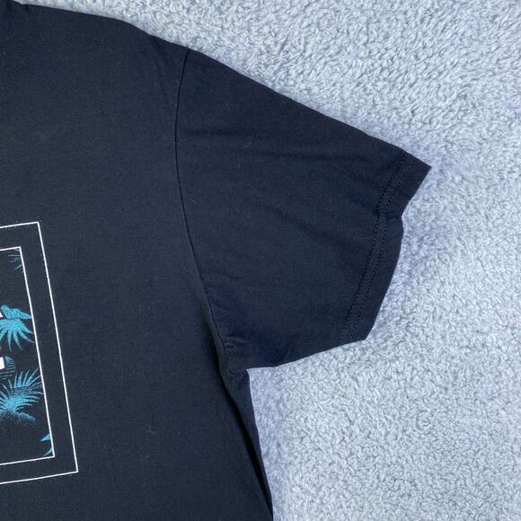 Billabong T-Shirt Men's Medium Black Crew Neck Short Sleeve Casual Graphic - Picture 6 of 9
